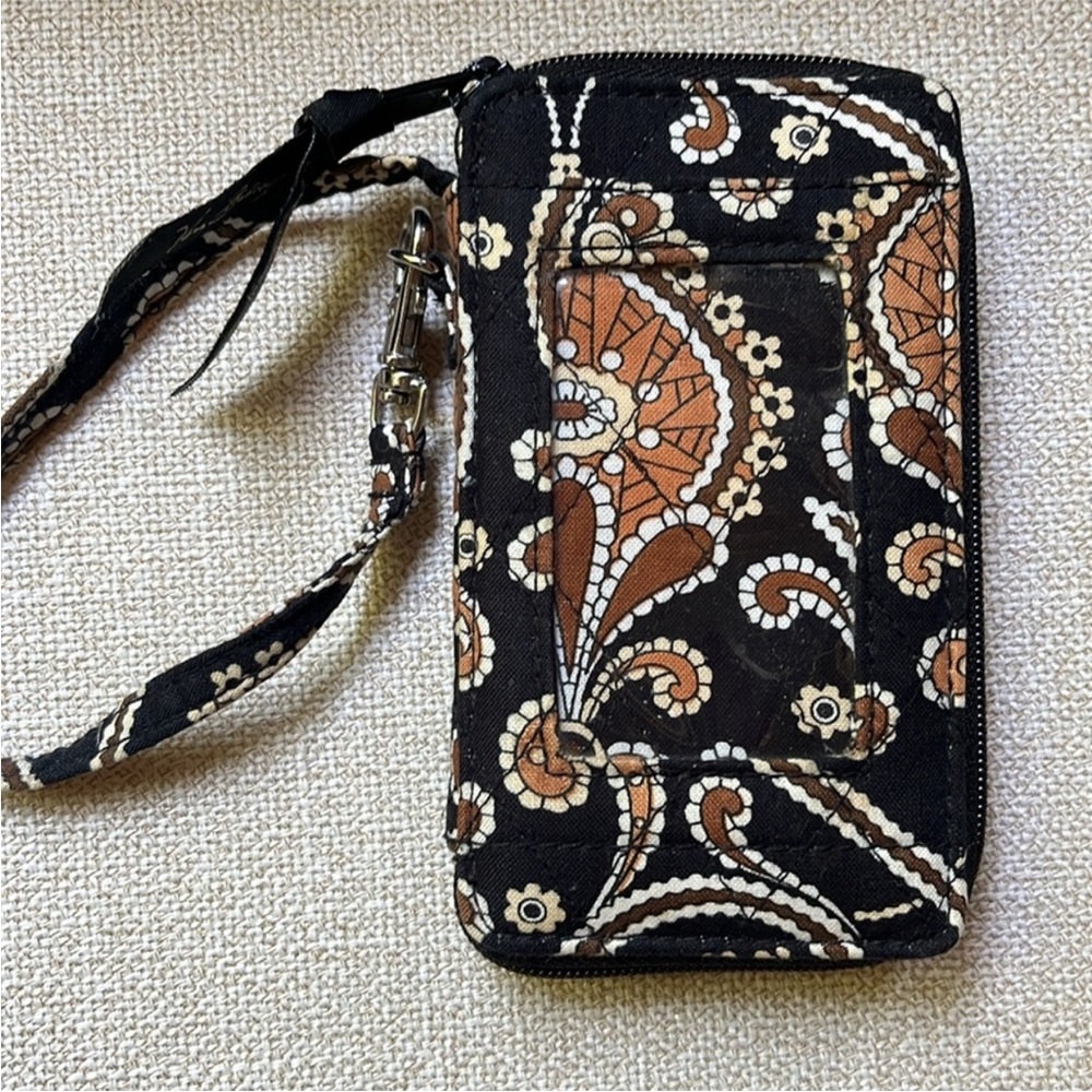 Vera Bradley RFID wristlet EUC